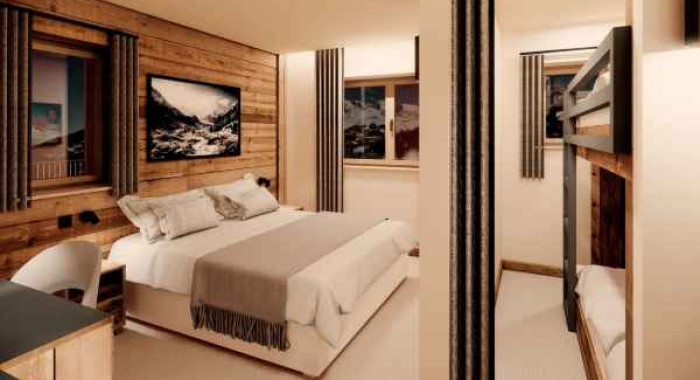 Jungfrau Suite, La Plagne: Centre ski chalet, image 5